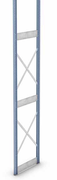 Components Frame options In addition to the basic frame construction system, the following can also be made: Frames with cross ties and diagonals These are basic frames which, in addition to cross