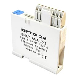 SNAP Isolated Analog Input Modules Features Channel-to-channel isolation Rugged packaging and convenient pluggable wiring. Accepts wire.