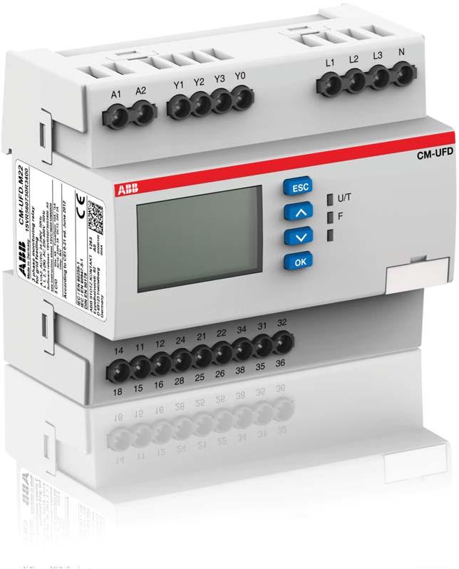 Grid feeding monitoring relays - Voltage and frequency monitoring functions