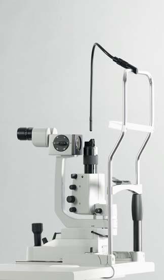 Technical Data SL 130 Slit Lamp Magnification Field of view diameter Eyepiece magnification Width of Length of Rotation of Decentration of Swivel range of slit projector Angle of incidence Filters