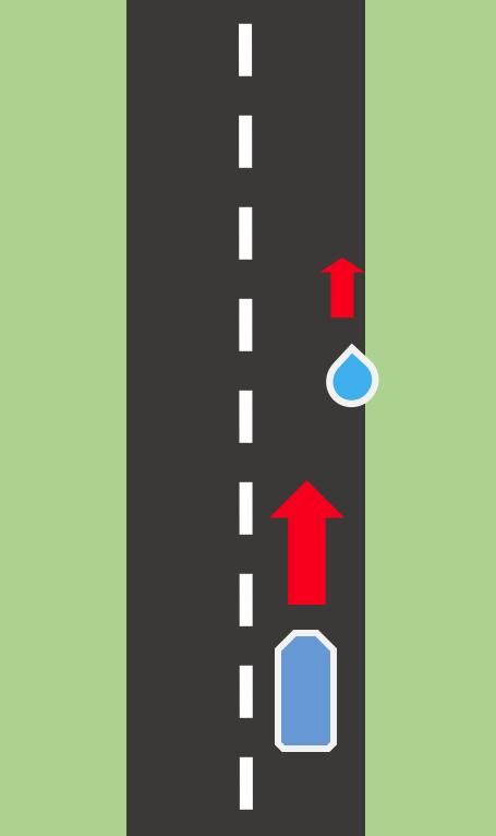 Pedestrian-Vehicle Accident Scenarios 1. A vehicle moves straight with a pedestrian walking against/along traffic 2.
