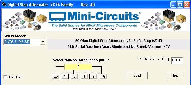 To set the correct address of the parallel card in the Mini-Circuits control software, please follow the five steps in the instructions below: 1.