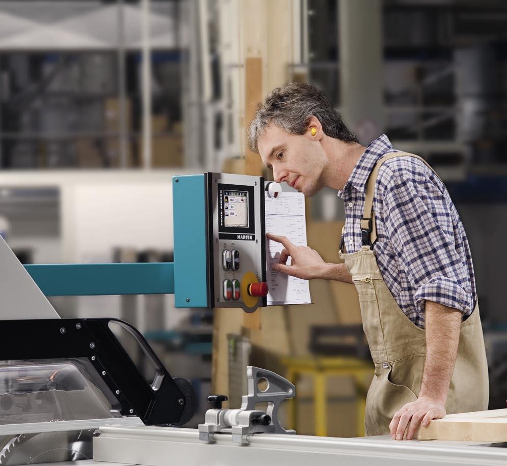 The MARTIN sliding-table saws provide cutting-edge performance for