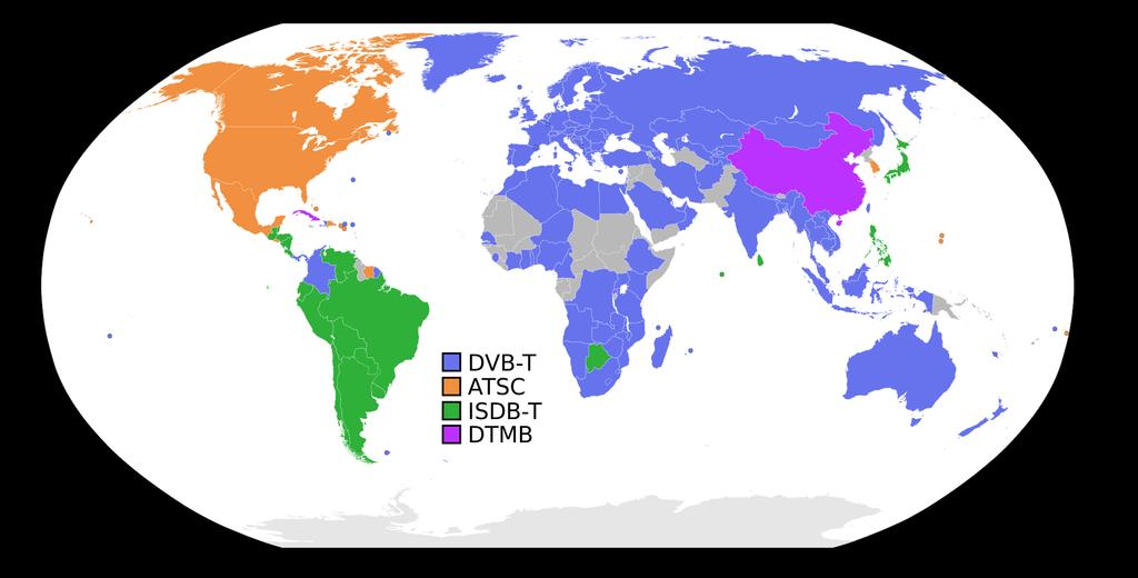 Digital Terrestrial Television standards Source: https://en.wikipedia.