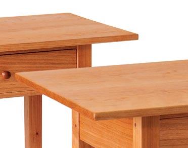 ordered a set of cherry side tables from me, one for