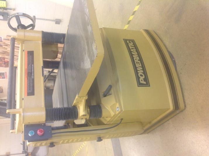 PLANER 1. OBTAIN INSTRUCTOR S PERMISSION BEFORE USING THIS MACHINE. 3. REMOVE ALL JEWELRY AND SECURE LOOSE CLOTHING AND LONG HAIR. 4. ADJUST THE MACHINE TO TAKE NO MORE THAN 1/16" CUT.