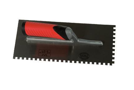 TOOLS FOR CERAMIC TILES Notched trowels and floats for ceramic tile installation Notched trowels and steel trowels.