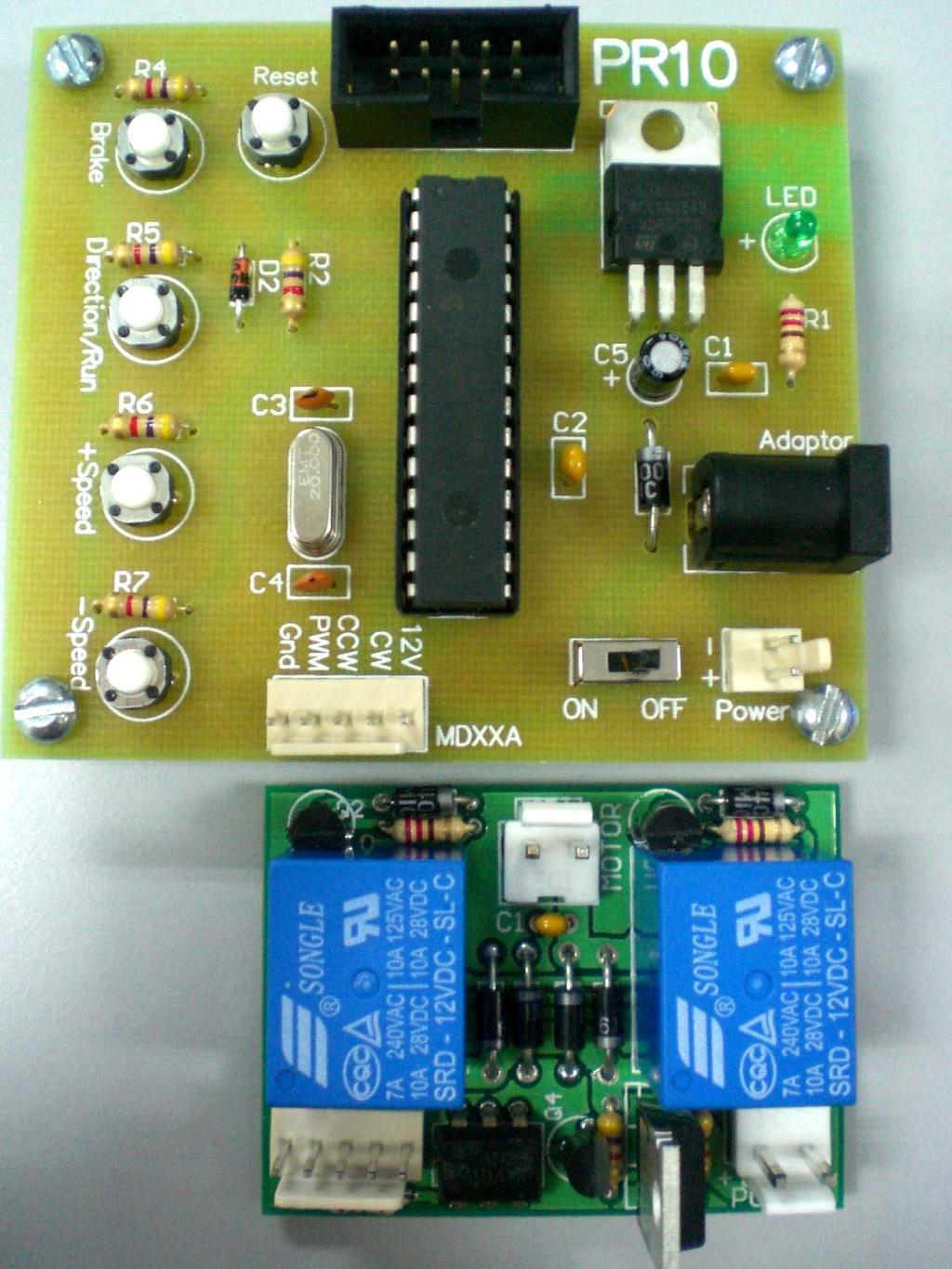 Appendix A PCB Layout: 4K7 Box header LM7805 4K7 LED 3mm 4K7 1N4148 Diode 4K7 C-cap 30pF PIC16F876A E-cap 10uF 16V C-cap 104 220R 4K7 20MHz Crystal C-cap