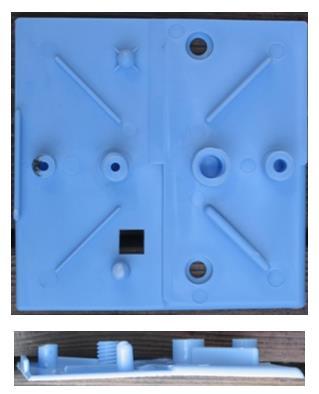 Design Example Plastics Non-Uniform Wall See Figure 9 and 10. The left of the part is half as thick as the right.