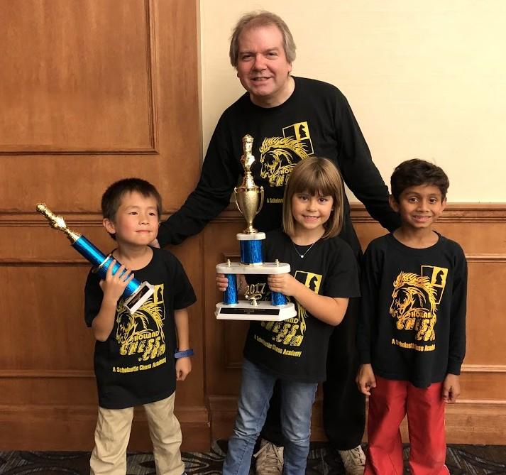 2017 SCHOLASTIC CLUB CHAMPIONSHIPS Seventeen students represented the Holland Chess Academy at the 2017 Scholastic Club Championship, held at Oakland