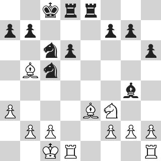 12.Rhe1 Bg4 13.h3 Bf5 14.g4 Bd7 15.Be3 and White won (Palmer- Skidmore, Kalamazoo 2006); 8...c6 9.Qxd6 Bxd6 10.0-0-0 Be7 11.Bc4 Be6 12.Rhe1 and White won (Benko- Smith, New York 1972). 9.Qxd6 Bxd6 10.Nb5 Nc6 11.