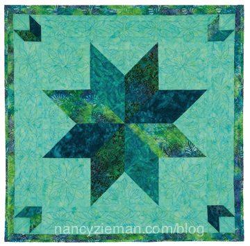 Lone Star Quilt Makeover with Four Tips for Design Success I rarely make the same quilt design twice.