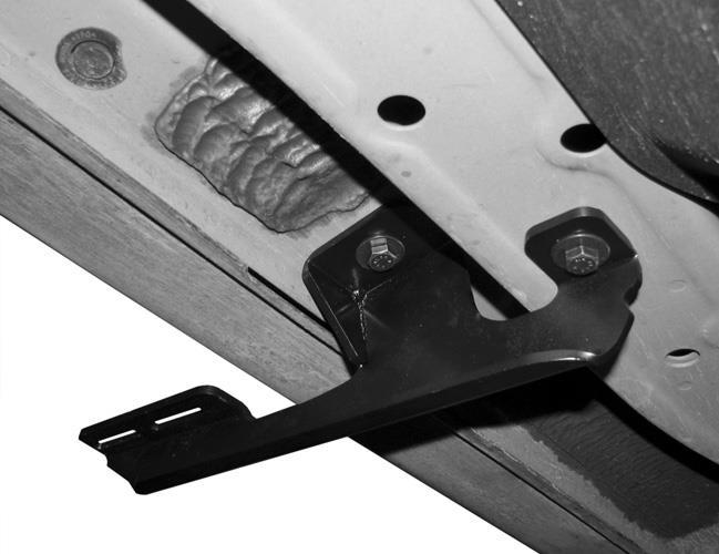 panel (Fig 9) Driver side rear mounting location