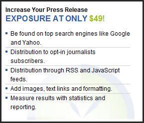 Depending on the package you choose, you will receive: Featured press releases each month Basic press releases each week Five links in the body of your release One logo Five other