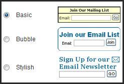 Day 348 - Add a Join My Mailing List Button