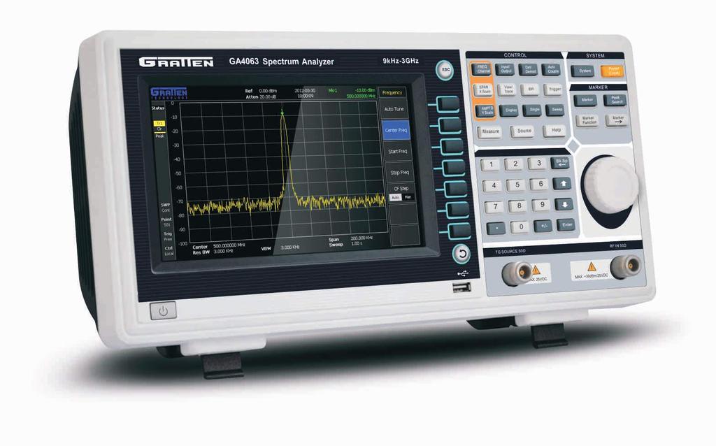 Digital Spectrum Analyzer GA4063 3GHz Professional Performance Robust Measurement features High frequency stability