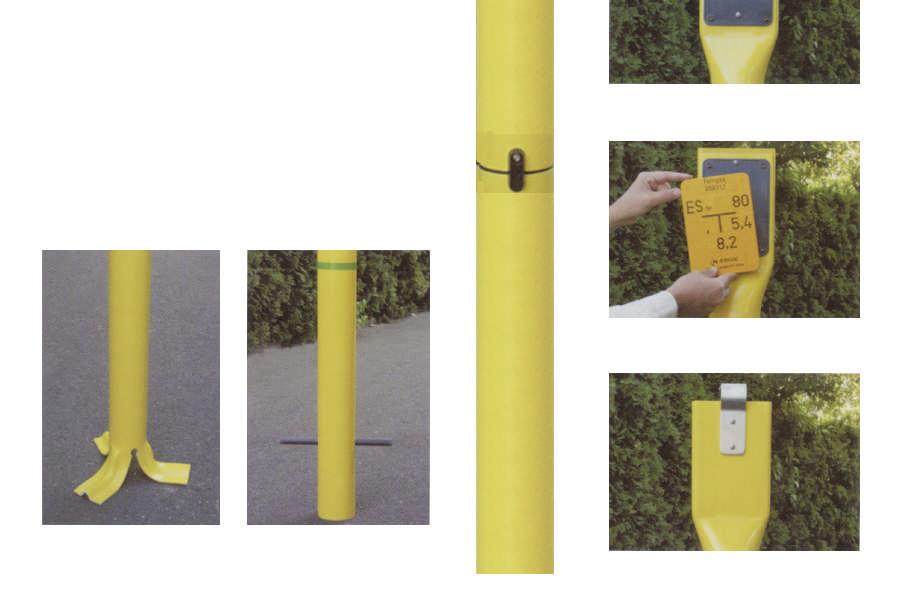 The posts - made of high-quality weather-resistant plactis - ABS provides post with high impact strength - non-fading and UV resistant thanks to co-extruded PMMA coating - scratch-resistant surface -