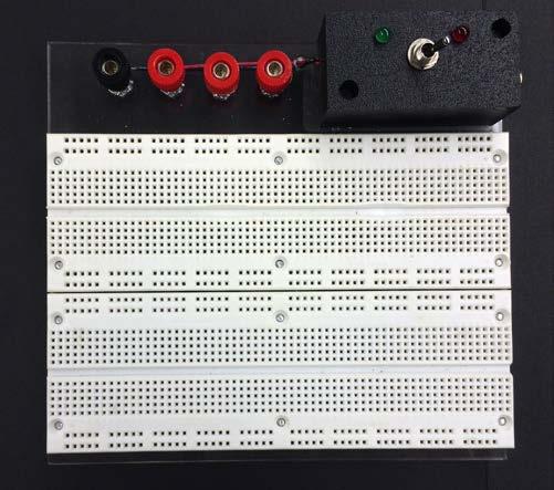 4. Equipment Breadboard Breadboards (figures 16 and 17) are used to quickly build and test prototype electronic circuits.