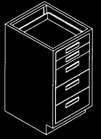 B4370 B4390 B4420 Fourteen Drawer Storage Fourteen drawers (2 x 7) Four Drawer Storage Two drawers and two half