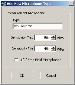 Microphone Calibration Procedure This procedure will allow you to check your measured microphone s sensitivity against the microphone manufacturer s specifications. 1.