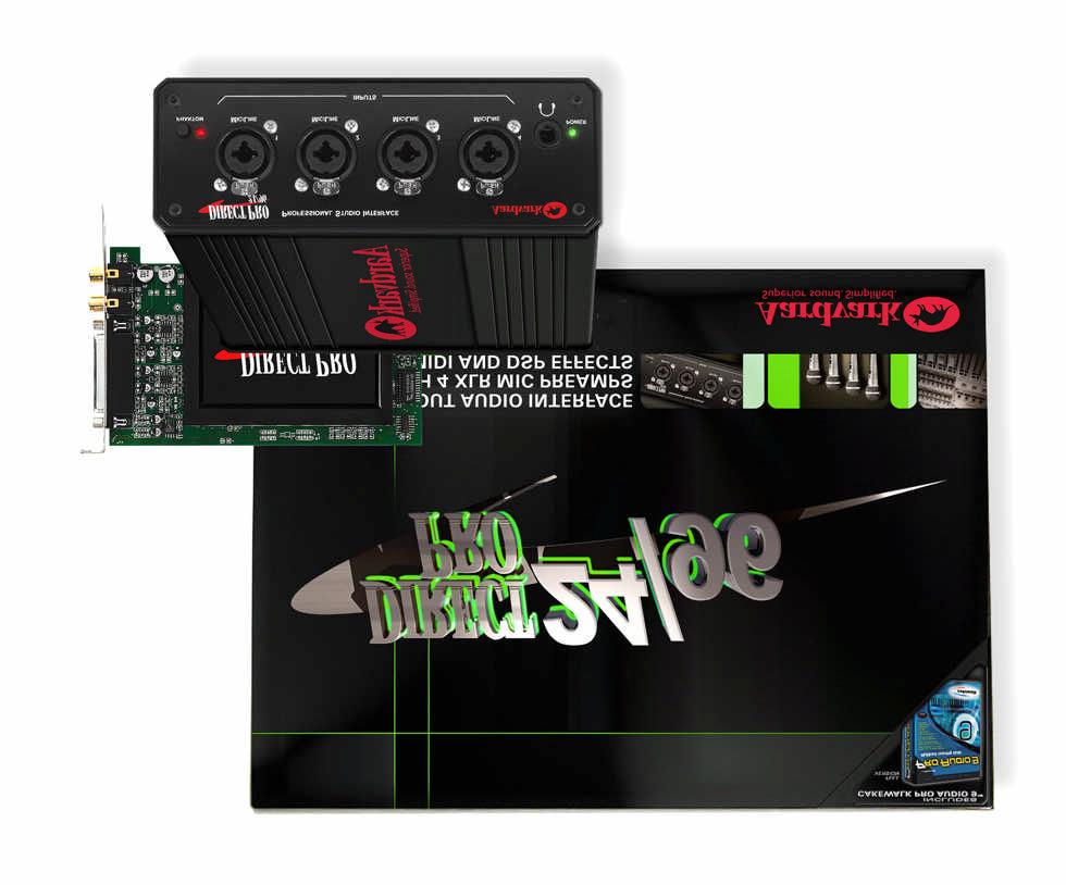The Direct Pro 2496 The Direct Pro 24/96 jump started the direct-to-disk revolution by combining all the pieces of a professional studio into one complete and easy-to-use system.