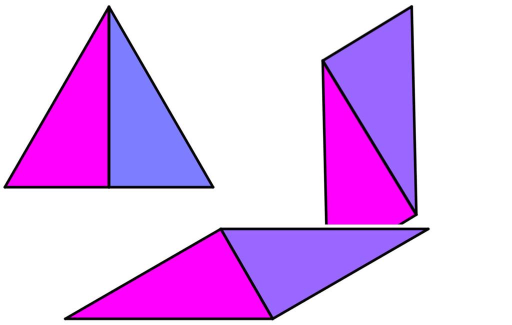 Children are not able to see pieces 5 & 6 individually, only the completed shape made by joining these two pieces.