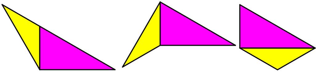 3. There are three shapes that can be made by
