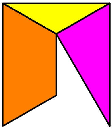 Children should notice that both shapes have six edges and six corners (vertices), even though they have a different look. Children may also notice that shapes can be convex (a reflex-angle).