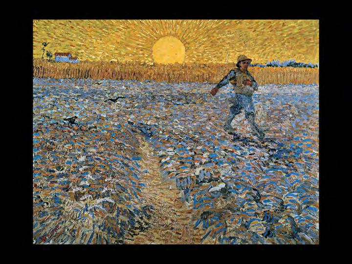 Vincent van Gogh. The Sower. 1888. Oil on canvas. 25-1/4 31-3/4 in.