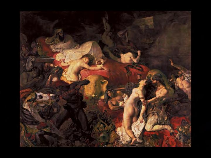 Eugène Delacroix. The Death of Sardanapalus. 1827. Oil on canvas. 12 ft. 1-1/2 in.