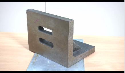Now I am showing an angle plate which is a very important accessories used along with the surface plate.