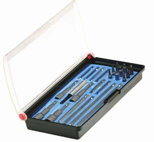 2 Piece Nut Setter & Bit Kit 020- Kit 020- Kit Case Display 020-2 2 Professional Bit Kit for all your driving requirements.