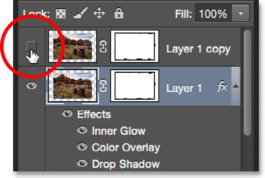 We re done adding our effects, so click OK to close out of the Layer Style dialog box.