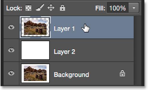 Set the Contents* option at the top to White, then click OK (*in versions of Photoshop prior to CC 2014, the Contents