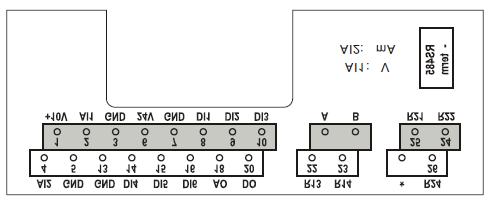 6 vacon vacon 10 api 3. CONTROL I / O AND TERMINALS ma Terminal Signal Factory preset Description 1 +10Vre Ref. voltage out Maximum load 10 ma 2 AI1 Analog signal in 1 Freq.