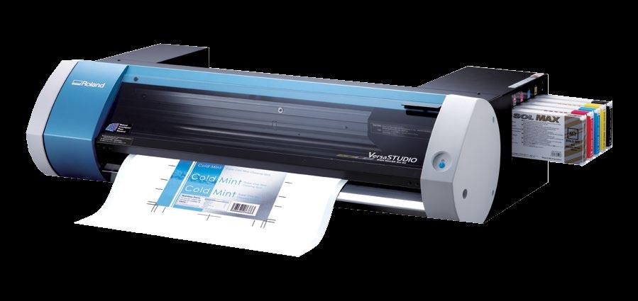 INTEGRATED PRINT & CUT VersaSTUDIO BN-20 Print and cut from your desktop Compact and versatile, the