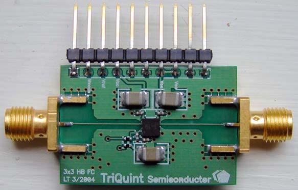 Evaluation Board TriQuint offers our customers the below evaluation board as a means for testing and analysis of TQM713024.