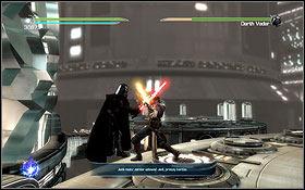 Star Wars: The Force Unleashed II Game Guide 41 / 64 The tactic of fighting Vader is easy.