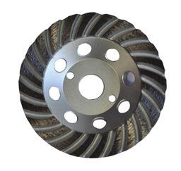 1020 125mm Double row cup disc Bore: