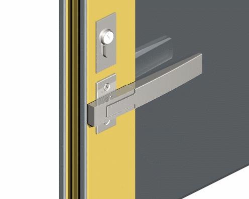 Having an operator handle located centrally on say a bi-fold door removes the need to bend down or stretch to reach flush bolts that might be