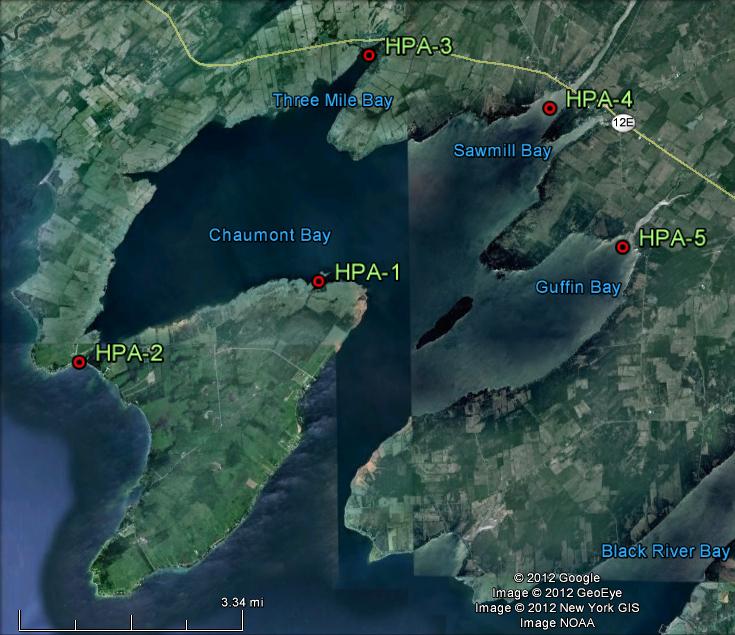 The NYS Department of Environmental Conservation (NYSDEC) operates two boat launches on or near Chaumont Bay.