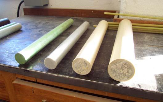 dowels for concrete pavement. This study involved extensive laboratory tests of full scale concrete slabs and resulted in a field application for GFRP dowels.