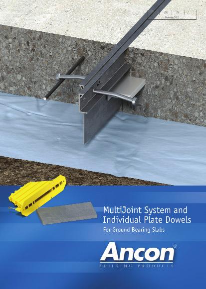 It is designed for use at joints in ground bearing slabs and is ideal for factories and distribution centres.