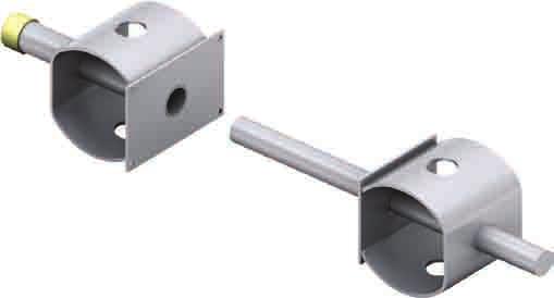 Tel: +44 (0) 114 275 5224 Web: www.ancon.co.uk A range of stainless steel single dowel shear connectors is also available.