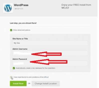 Once the installation is complete, you can login to your WordPress blog.