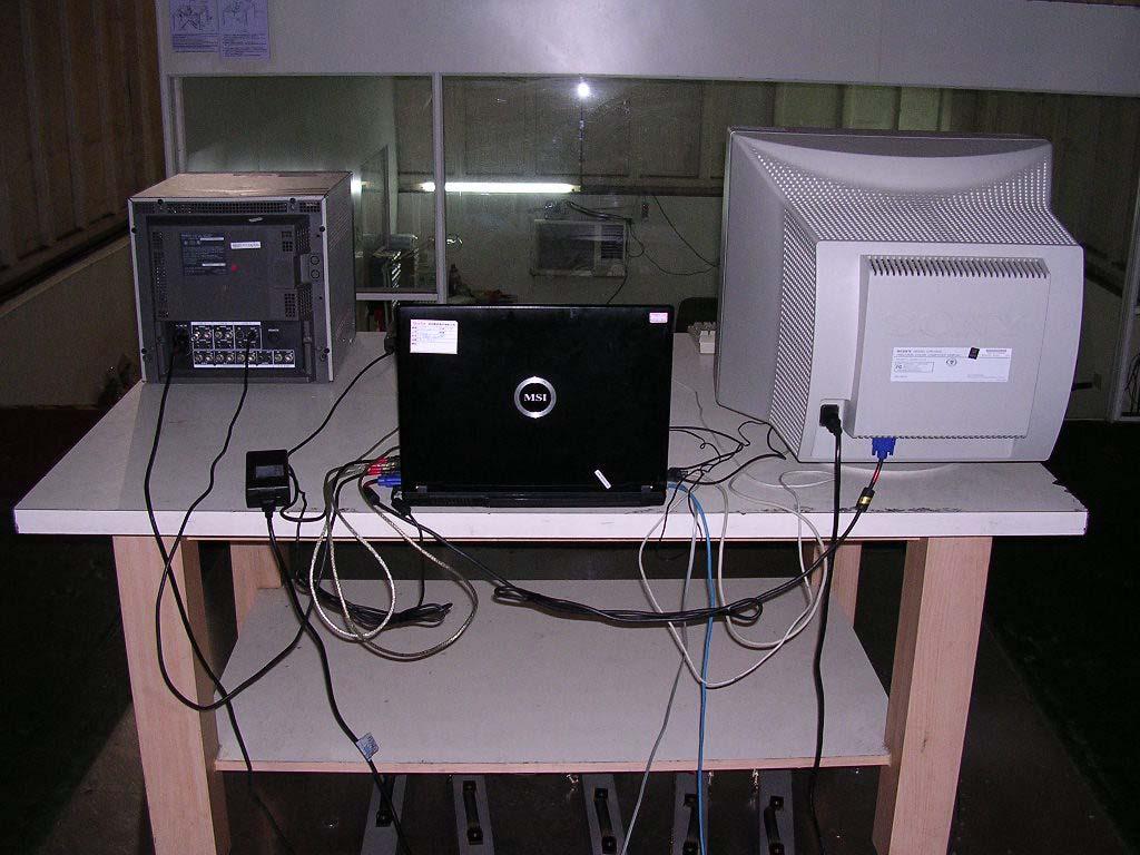 Front View of Radiated Test