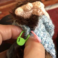crochet stitches if you like it better).