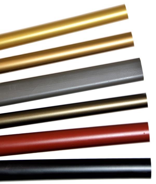 Plastic Coated Welded Tubes Various Colours Plastic coated finish on welded steel tubes manufactured to DIN 2394.