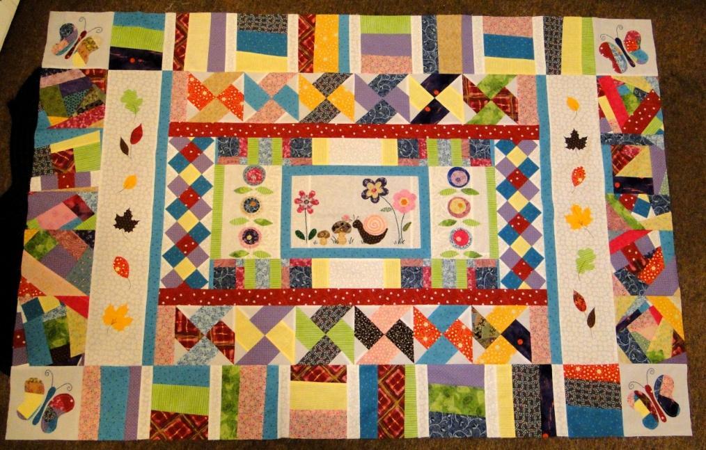 Now finish your borders like this: Set #1 Fixer crazy patch Set #2 Sew your borders to your quilt top making sure to match the seams by the butterfly blocks.