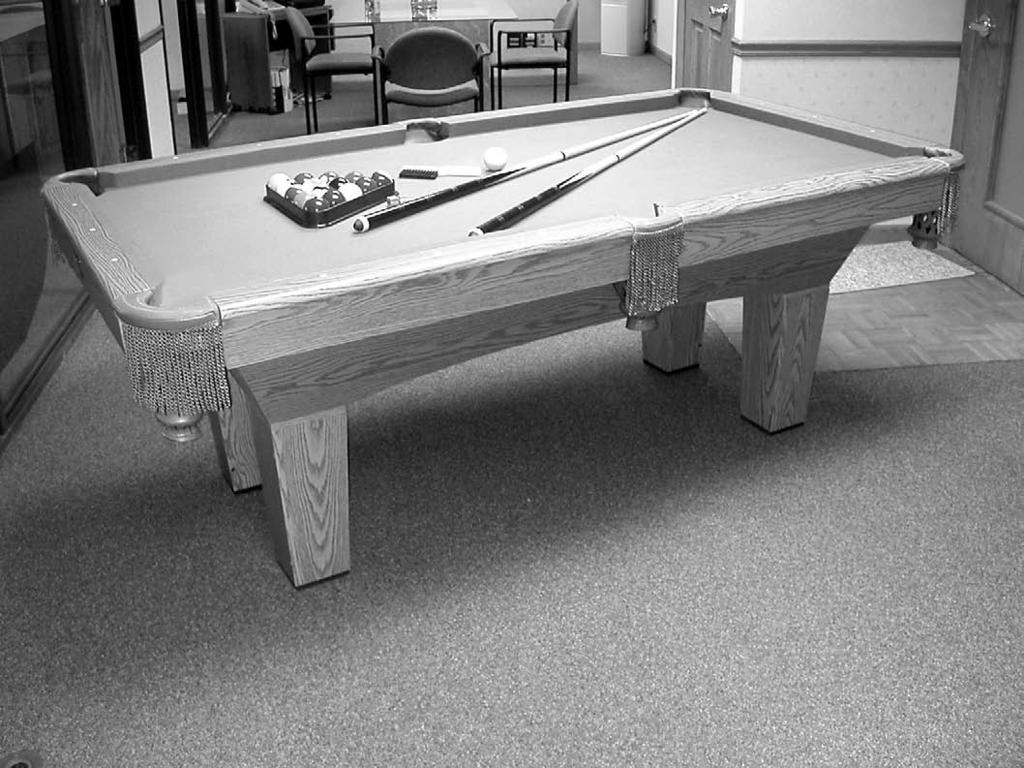 Model # 64-0126 Easy Assembly Instructions & Rules 7-Foot Non-Slate Pool Table DO NOT RETURN TO STORE.